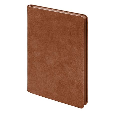 Ежедневник Flexy Nuba А5, светло-коричневый, недатированный, в гибкой обложке