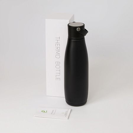 Термобутылка вакуумная герметичная Bosca, бежевая