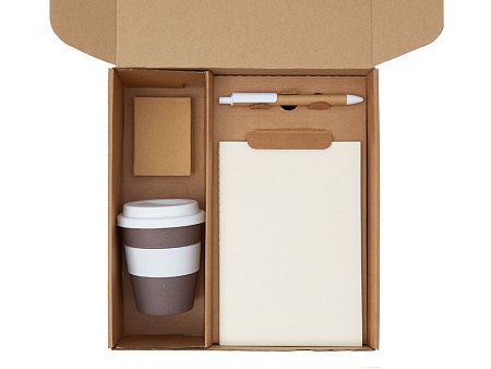 Набор «Halm» с блокнотом, ручкой и стаканом