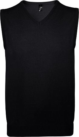 Жилет унисекс Gentlemen, черный, размер XXS