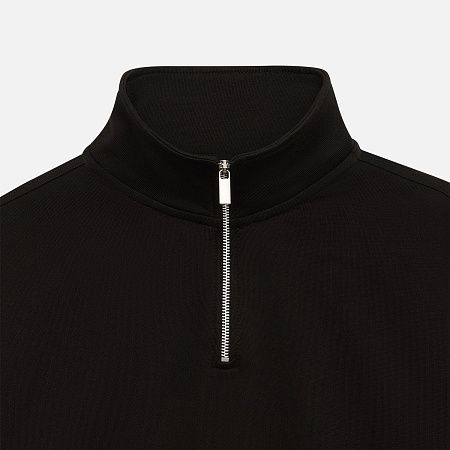 Толстовка на молнии унисекс FLOW, темно-синяя