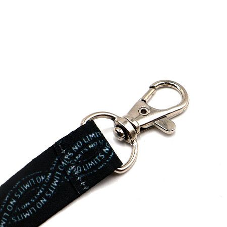 Ланъярд полноцветный Флоу с карабином, 15 мм