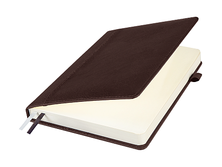 Ежедневник Smart Sergio Luna Lada А5, коричневый, недатированный, в твердой обложке