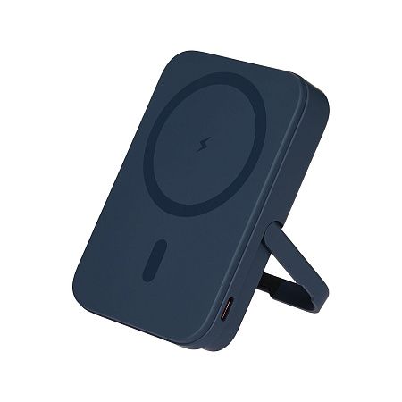 Внешний аккумулятор Union PD 10000mAh с функцией беспроводной зарядки 15W, синий