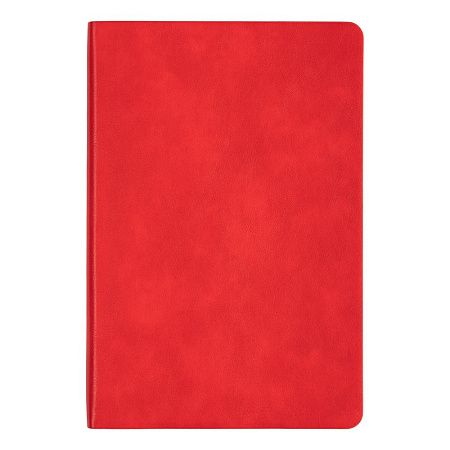 Ежедневник Flexy Ausone A5, красный, недатированный, в гибкой обложке