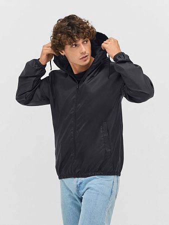 Ветровка унисекс Shield, черная, размер S