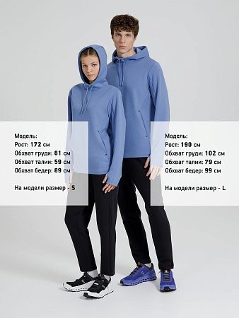 Худи унисекс Begi, синее, размер M