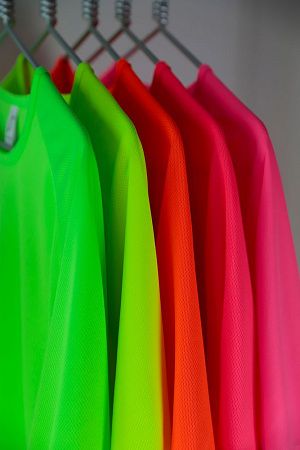 Футболка унисекс Sporty 140, желтый неон, размер XXS