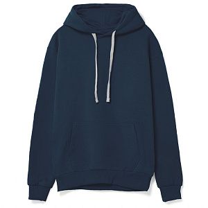 Толстовка с капюшоном Unit Kirenga Heavy, темно-синяя, размер XS