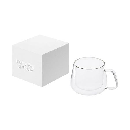 Кружка стеклянная с двойными стенками Dolce