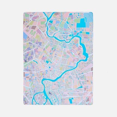 Флисовый плед Feltro Color Plus с печатью на заказ, S