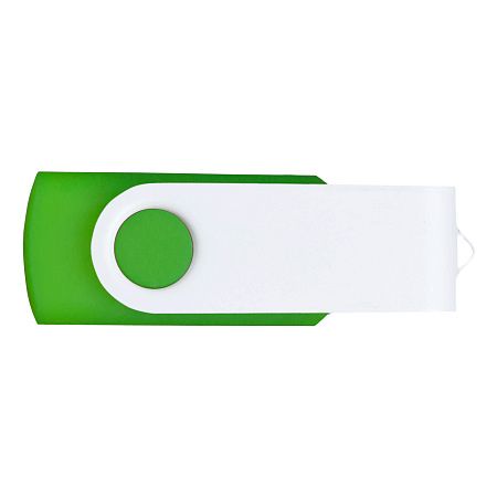 Флешка TWIST WHITE COLOR Салатовая с белым 4015.15.07.16ГБ3.0