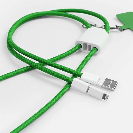 Кабель-ланьярд energyFlex Pro, зеленый