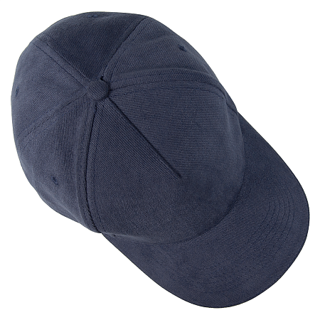 Кепка 5-панельная Oxford 300, c темно-синим сендвичем, темно-синяя