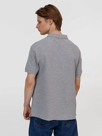 Рубашка поло унисекс Pacific, серый меланж, размер S