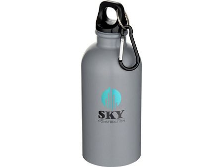 Бутылка для воды «Oregon», переработанная сталь, 400 мл