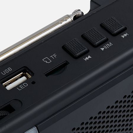 Bluetooth-колонка с радио Comradio, черная