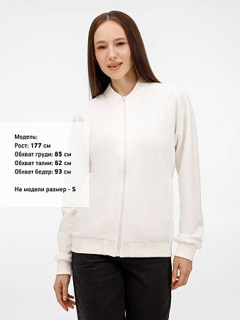 Бомбер унисекс Townie, молочно-белый, размер XL