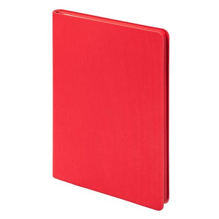 Ежедневник Flexy Happy Line А5, красный, недатированный, в гибкой обложке