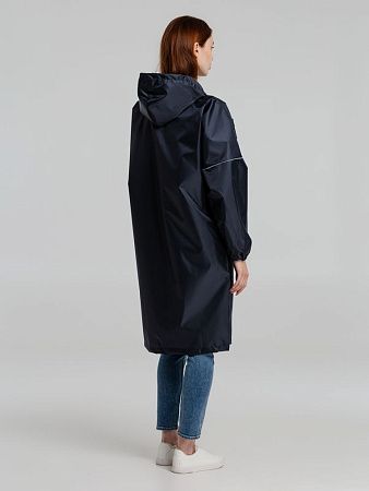 Дождевик со светоотражающими элементами Rainman Blink, темно-синий, размер XS