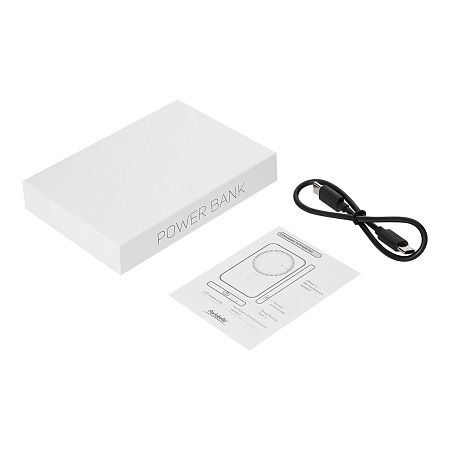 Внешний аккумулятор Artex PD 5000mAh с функцией беспроводной зарядки 15W, серебряный