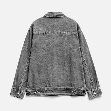 Куртка джинсовая O2, серая, размер XL/2XL