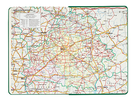 Ежедневник Classic Nebraska А5, зеленый, недатированный, в твердой обложке