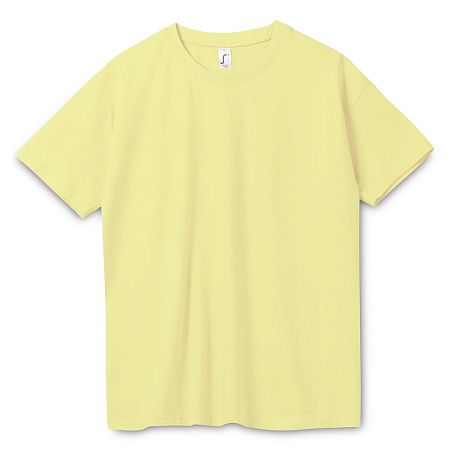 Футболка унисекс Regent 150, светло-желтая, размер XL