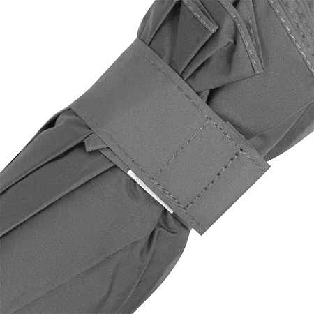 Зонт складной автоматический обратного сложения Forest Liverpool Reverse Safeclosing, диаметр 103 см, радиус 23 дюйма, 10 панелей, с плавным закрытием, без подарочной коробки, серый