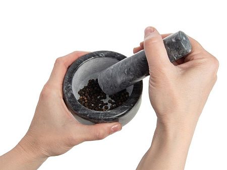 Мраморная ступка с пестиком «Pesto»