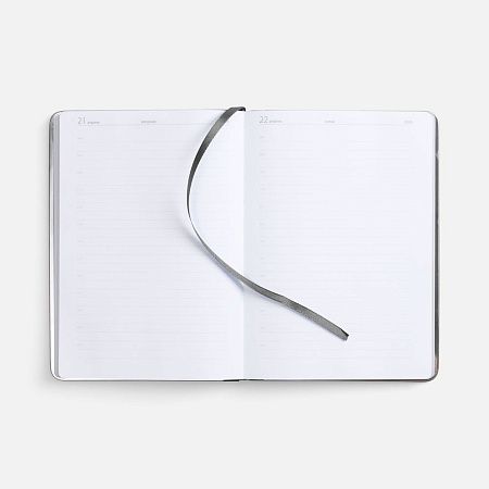 Ежедневник Metal Frame на заказ, датированный, темно-серый