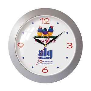 Часы настенные с выпуклым пластиковым стеклом