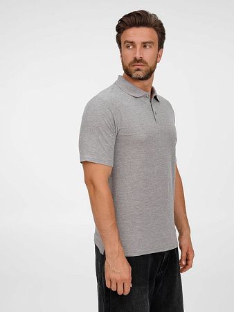 Рубашка поло унисекс Tervise, серый меланж, размер S