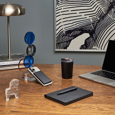 Внешний аккумулятор Atlantis PD 5000mAh с функцией беспроводной зарядки 15W, черный