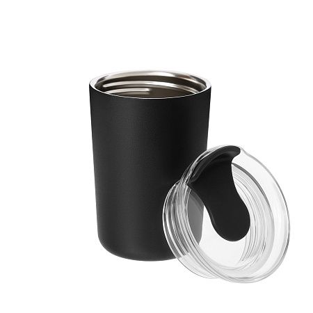 Термокружка вакуумная Strada, черная