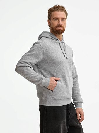 Толстовка унисекс Spencer, серый меланж, размер XL