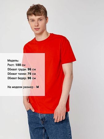 Футболка унисекс T-Bolka 160, красная, размер S v2