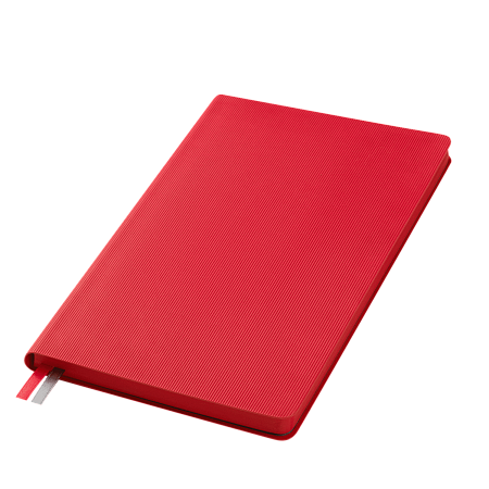 Ежедневник Rain недатированный, красный (без упаковки, без стикера)