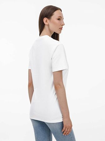 Футболка унисекс T-Bolka 180, белая, размер L