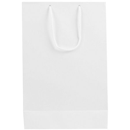 Пакет бумажный «Блеск», средний, белый