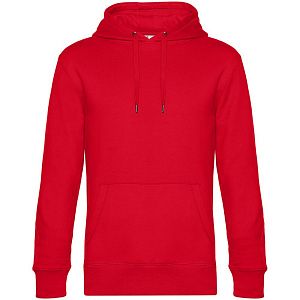 Толстовка с капюшоном унисекс King, красная, размер 4XL