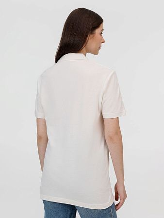 Рубашка поло унисекс Pulse, молочно-белая, размер S