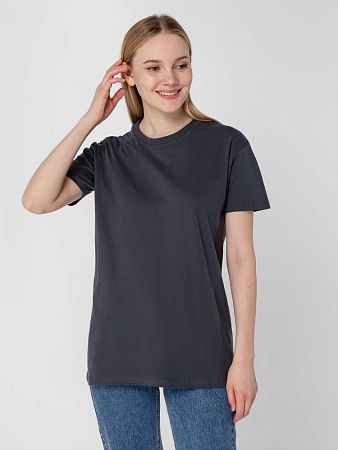 Футболка унисекс Regent 150, серая (стальная), размер XXL