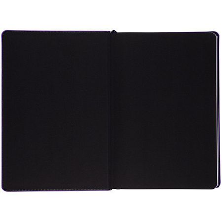 Ежедневник Alanis, недатированный, черный с фиолетовым