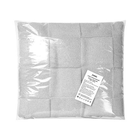 Плед Селла Софт (Cella Soft) вязаный, 160*90 см, серый