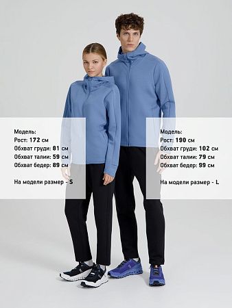 Куртка с капюшоном унисекс Begi, синяя, размер S