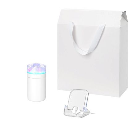 Подарочный набор Crystal, Gloss NEO, белый (увлажнитель воздуха, зарядное устройство)