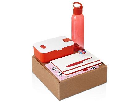 Набор «Bitetime» с бутылкой для воды, блокнотом, ручкой и ланчбоксом