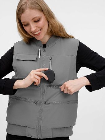Жилет Hard Work, серый, размер XS
