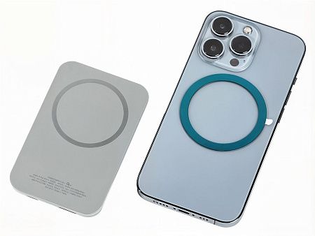 Магнитный беспроводной внешний аккумулятор с быстрой зарядкой QC/PD 20 Вт «MagnetIQ», 5000 mAh